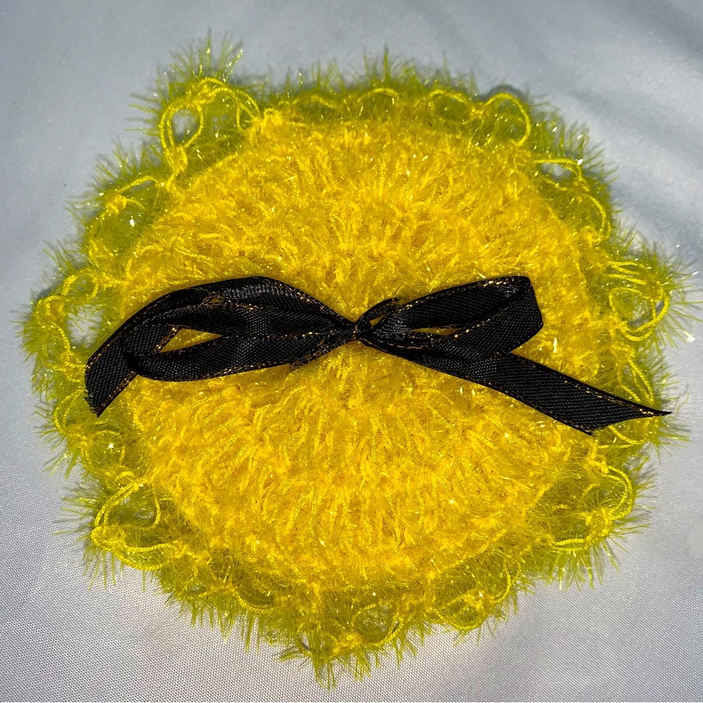 Handmade Dish Scrubber Crochet Dishwash Scrubbies set of 2